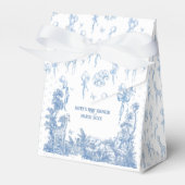 サファリアニマルダスティブルートワール男の赤ちゃんシャワー フェイバーボックス (正面サイド)