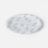 サファリアニマルダスティブルートワール男の赤ちゃんシャワー ペーパープレート (アングル)