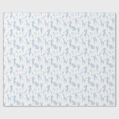 サファリアニマルダスティブルートワール男の赤ちゃんシャワー ラッピングペーパー (フラット)