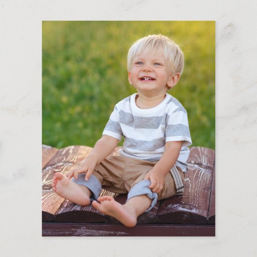 サファリアニマルツワイルドバジェットフォト誕生日 (裏面)