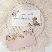 サファリアニマルトロピカルフローラガールおむつラッフル