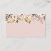 サファリアニマルトロピカルフローラガールブズベビー エンクロージャーカード (裏面)