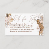 サファリアニマルトロピカルフローラガールブズベビー エンクロージャーカード (正面)