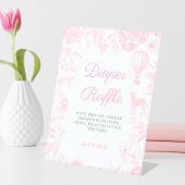 サファリアニマルトワルドジュイおむつラッフル 台座サイン