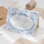 サファリアニマルトワルドジュイベイビーシャワーありがとう サンキューカード