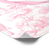 サファリアニマルトワルドジュイベイビーシャワーウェルカム ポスター (角)