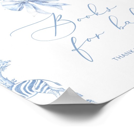 サファリアニマルトワールデジュウブズベビー ポスター (角)