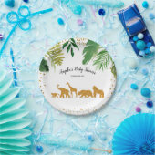 サファリアニマルパーティー紙プレート ペーパープレート (パーティー)