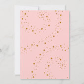 サファリアニマルフラミンゴフローラママ赤ちゃんシャワー 招待状 (裏面)