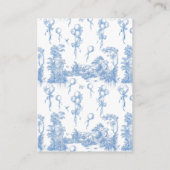 サファリアニマルブルートワール男の赤ちゃんシャワーブック エンクロージャーカード (裏面)