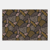 サファリアニマルプリントコレクション ラッピングペーパーシート (正面)