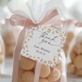 サファリアニマルプリント男女兼用ベビーシャワー フェイバータグ