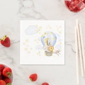 サファリアニマルホットエアバルーンナプキン スタンダードカクテルナプキン (インサイチュ)