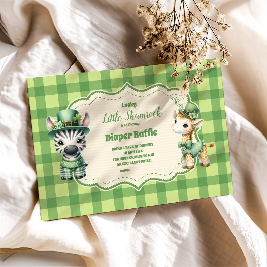 サファリアニマルラッキー小シャムアディパーラッフル エンクロージャーカード