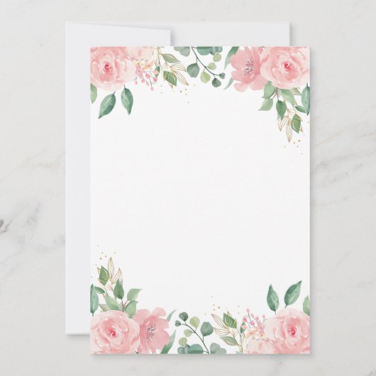 サファリアニマルワイルドワン赤面フローラ1st誕生日 サンキューカード (裏面)