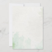 サファリアニマル子供部屋ベビーシャワー 招待状 (裏面)