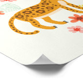 サファリウェルカムサイン、ジャングルサファリパーティーデコール ポスター (角)