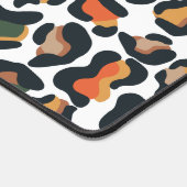 サファリエレガントアニマルスキンヒョウガーリー斑点 デスクマット (コーナー)