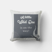 サファリエレファントベビーシャワー装飾用クッション クッション (正面)