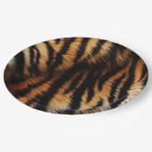 サファリオレンジブラックタイガー ペーパープレート (アングル)