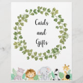 サファリカードとギフトポスター (裏面)