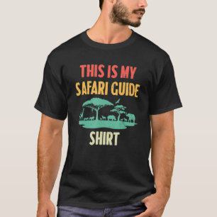 サファリガイドサファリ自然ファナティックズーキーパー Tシャツ