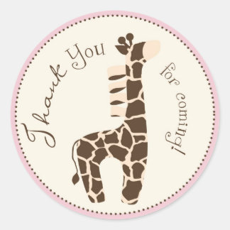 サファリガールのシールH ラウンドシール