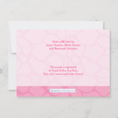 サファリガールカスタマイズベビーシャワー招待状 招待状 (裏面)