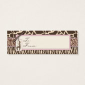 サファリガールスキニーギフトラベル (裏面)