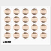 サファリガールステッカーZEB ラウンドシール (シート)