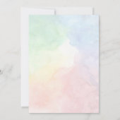 サファリガールベビーシャワーパーティー 招待状 (裏面)