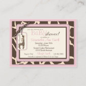 サファリガールリマインダーノーテカード エンクロージャーカード (裏面)