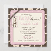 サファリガール招待状広場2 招待状 (裏面)