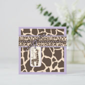 サファリガールLAV招待状スクエアB 招待状 (スタンド正面)