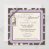 サファリガールLAV招待状スクエアB 招待状 (裏面)