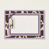 サファリガールLAV TYギフトラベル2 (裏面)