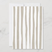 サファリキュートライオンワイルドワン誕生日パーティー 招待状 (裏面)