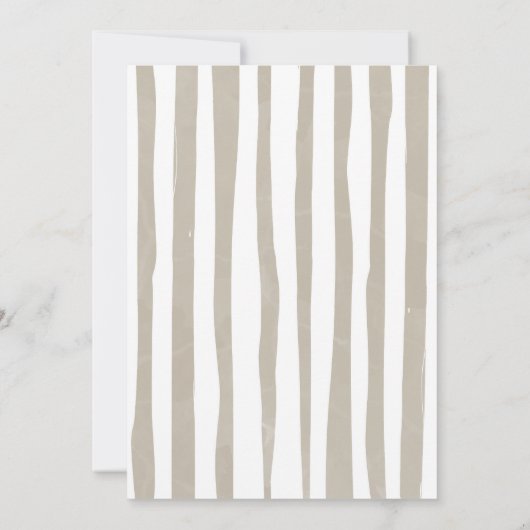 サファリキュートライオンワイルドワン誕生日パーティー 招待状 (裏面)