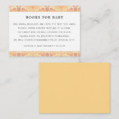 サファリキリン予約リクエスト赤ちゃんシャワー エンクロージャーカード (正面/裏面)