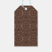 サファリキリン赤ちゃんシャワーお気に入りラベル ギフトタグ (裏面)