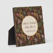 サファリキリン&パーム離れズベビーシャワー フォトプラーク (正面)