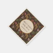 サファリキリン&フローラベビーシャワーパーティー スタンダードカクテルナプキン (角)