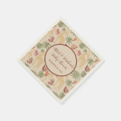 サファリキリン&フローラベビーシャワー スタンダードカクテルナプキン (角)