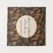 サファリキリン&フローラベビーシャワー タペストリー (正面(横))