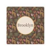 サファリキリン&フローラ子供部屋名札