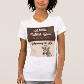 サファリキリンMommy-to-Be Baby Shower Tシャツ (正面)