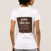 サファリキリンMommy-to-Be Baby Shower Tシャツ (裏面)