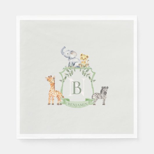 サファリクレスト スタンダードランチョンナプキン (正面)