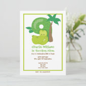 サファリクロコダイル第9誕生日パーティー 招待状 (スタンド正面)