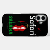 サファリケニアカラー Case-Mate iPhoneケース (裏面 (横))